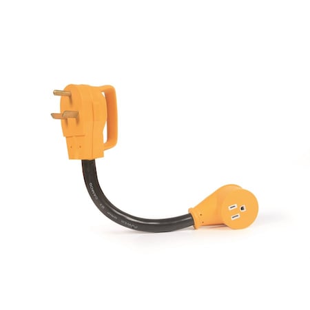 Camco 30M/15F AMP 12IN POWERGRIP DOGBONE 125V/1875W, CSA 55155